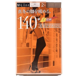 ATSUGI 厚木 TIGHTS系列 140D 发热连裤袜（2双装） *3件