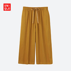 UNIQLO 优衣库 RELACO 196204 女士宽腿七分裤