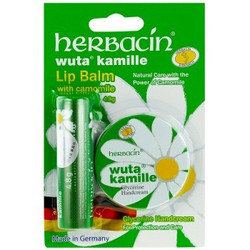herbacin 小甘菊 修护唇膏4.8g+经典护手霜20ml *3件
