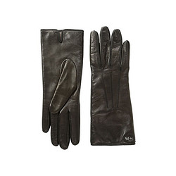 COACH 蔻驰 Leather Basic Gloves 女士皮手套