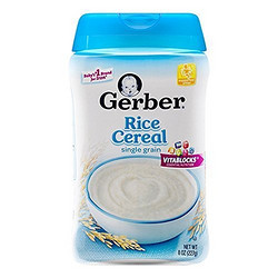 Gerber 嘉宝 1段 大米米粉 227g*6盒 *3件