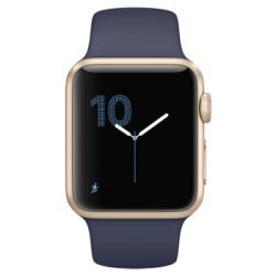 Apple 苹果 Watch Series 1 智能手表（38mm 铝金属表壳搭配午夜蓝色运动型表带）