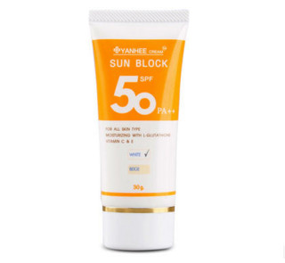  yanhee 清爽保湿防晒霜 SPF50 PA++ 30g