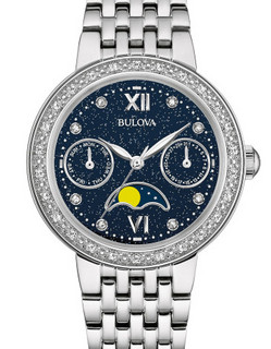 BULOVA 宝路华 Diamond 96R210 女款镶钻时装腕表