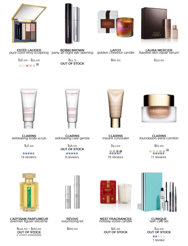bluemercury 精选美妆护肤 含CLARINS、Estee Lauder等