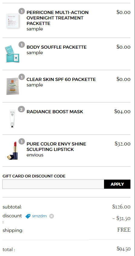 bluemercury 精选美妆护肤 含CLARINS、Estee Lauder等