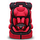 感恩ganen儿童安全座椅 宝宝汽车安全座椅 旅行者 红黑色9个月-12岁