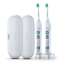 Philips 飞利浦 Sonicare FlexCare HX6963/74  声波电动牙刷套装 敏感型 2支装  