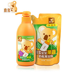 喜多 奶瓶清洗剂 950ml（500ml+450补充装）