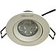 【京东超市】雷士照明（NVC）射灯 led射灯天花灯可调角度 4W（开孔75mm）白色灯面3000K黄光 *15件