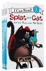 《I can read第一阶段:啪嗒猫Splat the Cat 》（套装共12册）