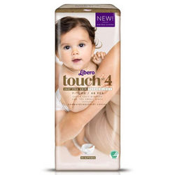 瑞典丽贝乐(Libero）婴儿纸尿裤 Touch夜间专用 中号M48片7-11kg 原装进口