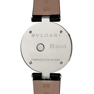 BVLGARI 宝格丽 B-Zero 1系列 BZ35BDSL 女士时装腕表 35mm 黑色黑色 皮质