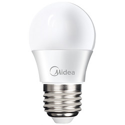 Midea 美的 LED灯泡 2.5W 白/暖白 *2个 E27