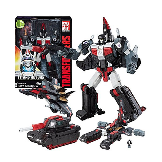 hasbro孩之宝tf变形金刚泰坦战争领袖级系列天影c11042件