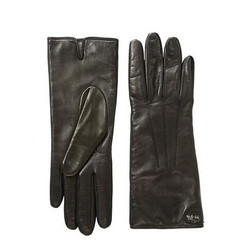 COACH 蔻驰 Leather Basic Gloves 女士皮手套