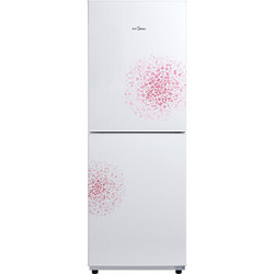 美的(Midea) BCD-169CM(E) 169升 家用双门冰箱 日耗电0.46度 HIPS环保内胆 时尚外观