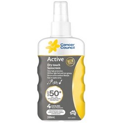 cancer council 茜茜尔 户外无油清爽防晒喷雾 SPF50+ 200ml