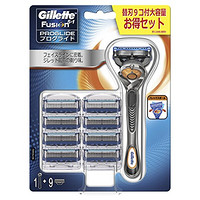Gillette 吉列 Fusion Proglide 锋隐致顺 手动剃须刀 1刀架 9刀头