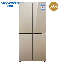 Skyworth 创维 D39H 395L 对开门冰箱