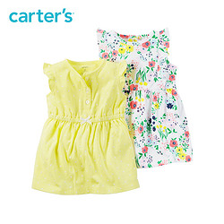 Carter's 121H437 全棉连衣裙 2件装