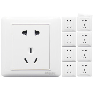 Schneider Electric 施耐德 睿意系列 五孔插座 白色