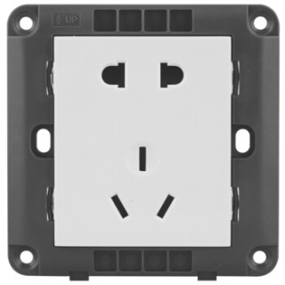 Schneider Electric 施耐德 睿意系列 五孔插座 白色