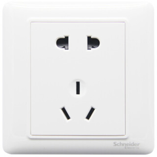 Schneider Electric 施耐德 睿意系列 五孔插座 白色