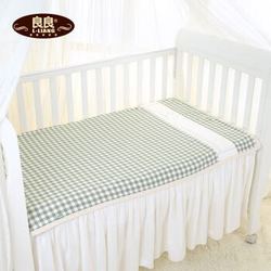 良良 婴儿凉席 夏季竹纤维宝宝凉席垫 新生儿床品垫子 幼儿园床席床垫 款式随机 125*74cm