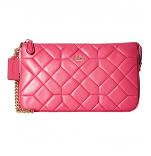 COACH 蔻驰 Canyon Quilted Nolita Wristlet 24 女士手拿包