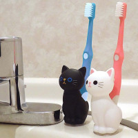凑单品：明邦 萌宠小猫 牙刷架