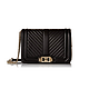 REBECCA MINKOFF CHEVRON QUILTED SMALL LOVE 女士斜挎包