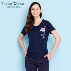 TEENIE WEENIE 维尼熊 TTRA62690E 女士T恤