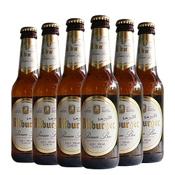 Bitburger 碧特博格 黄啤酒 330ml*6瓶 玻璃装