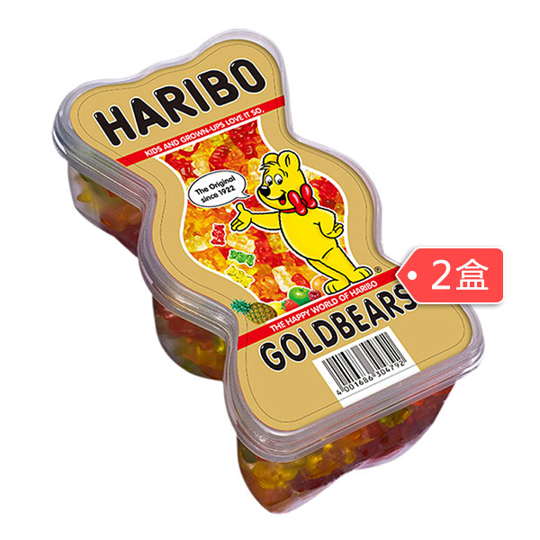  Haribo 哈瑞宝 金熊混合水果味凝胶橡皮糖果 450g*2盒