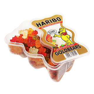  Haribo 哈瑞宝 金熊混合水果味凝胶橡皮糖果 450g*2盒