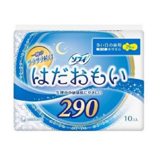 unicharm 尤妮佳 亲肌量多夜用护翼卫生巾 29cm 10片*3包