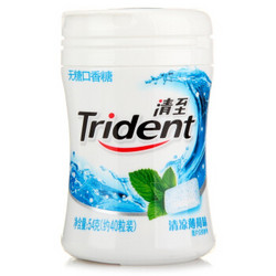 Trident 清至 无糖口香糖 清凉薄荷 54g