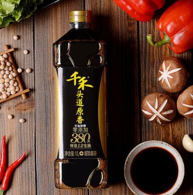 历史低价京东plus会员千禾御藏本酿380天零添加酱油1000ml