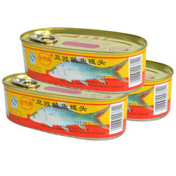 【京东超市】广东特产 甘竹牌 速食罐头 豆豉鲮鱼罐头227g*3罐