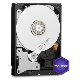 Western Digital 西部数据 紫盘系列 3.5英寸监控级硬盘 6TB 64MB(5400rpm、PMR)WD60PURX