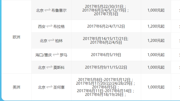 航司大促：五星海航大促 全国多地-日本/泰国/欧洲/美国等城市特价机票