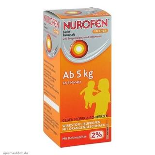 NUROFEN 布洛芬 儿童退烧口服液 橙味 100m