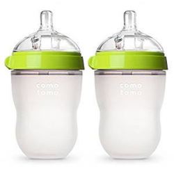comotomo 可么多么 宽口径 硅胶奶瓶 250ml*2只