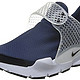 Nike 耐克 女 休闲跑步鞋 WMNS NIKE SOCK DART 848475-401 深蓝/黑-白 36.5 (US 6)