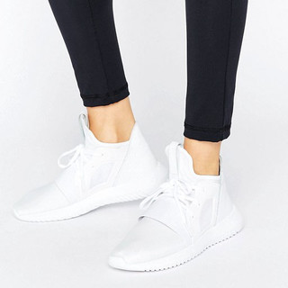 adidas 阿迪达斯 Tubular Defiant 女款休闲运动鞋 S75250+亮白/亮白/亮白 38