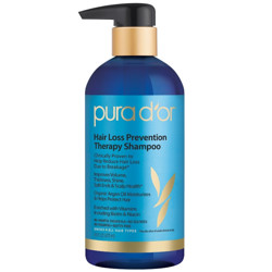PURA D'OR Hair Loss Prevention Therapy防脱发有机洗发水 473ml *2件