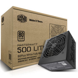 COOLERMASTER 酷冷至尊 额定500W MASTERWATT LITE 500W 全模电源