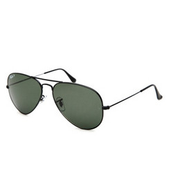 Ray·Ban 雷朋 RB3025 002/58 62mm 飞行员系列 偏光太阳镜 *3副