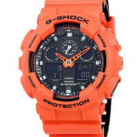 CASIO 卡西欧 G-Shock GA100L-2A 男款双显运动腕表